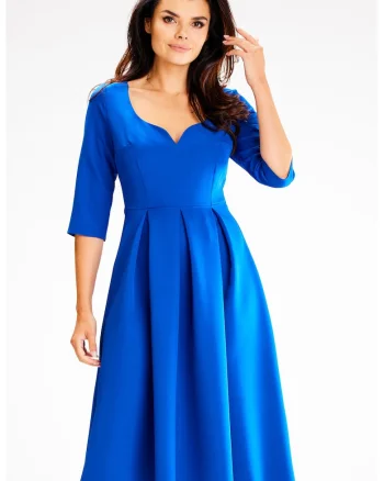 Rochie dama  Poliester, A598 - Albastru -