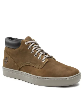 Tenisi barbati  model Adventure 2.0, piele naturala, culoare olive