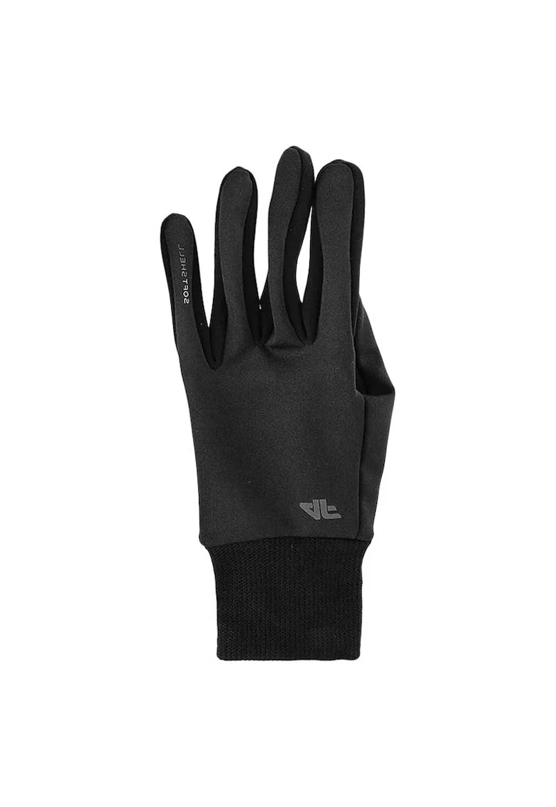 Manusi iarna,  Unisex, Poliester, Negru, M