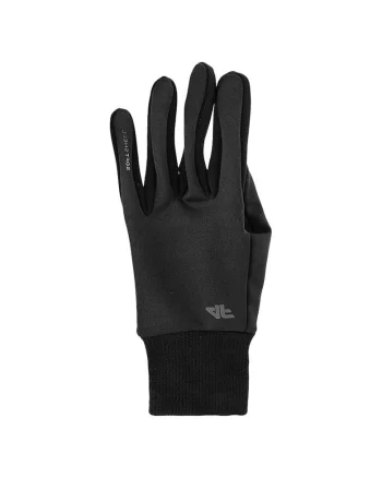 Manusi iarna,  Unisex, Poliester, Negru, M