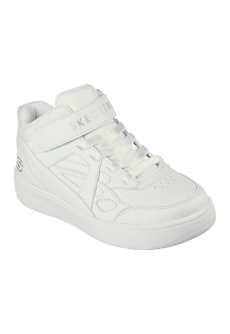 Pantofi sport din piele ecologica Sport Court 92, Alb murdar