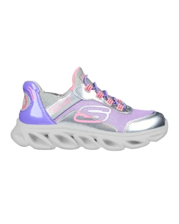 Pantofi sport cu brant cu amortizare Flex Glide, Lila/Argintiu