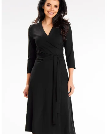 Midi Rochie Maneca trei sferturi A653