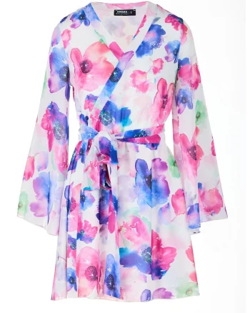 Rochie A509,  Poliester, Multicolor