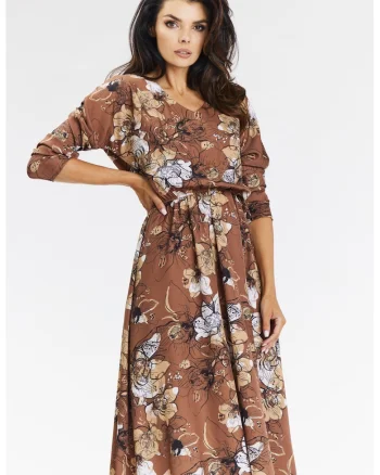 Rochie dama  poliester, A666 - Model maro -