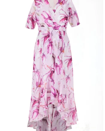 Rochie A508,  Poliester, Roz