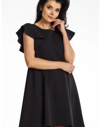 Rochie dama  poliester, negru A643