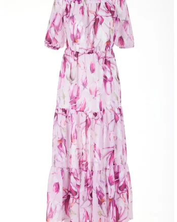 Rochie A504,  Poliester, Roz
