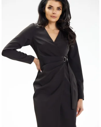 Rochie dama  poliester, negru, A637