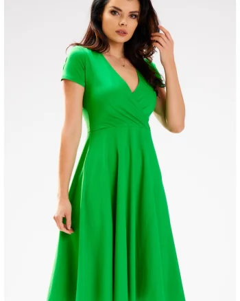 Rochie dama  Bumbac, M292 - Verde -