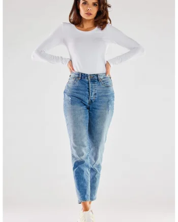 Bluza dama,  Bumbac/Elastan, Alb,
