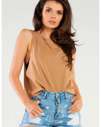 Bluza dama,  M266, bumbac, bej