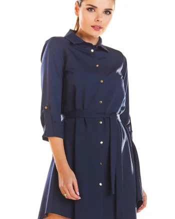 Rochie M200 - Bleumarin