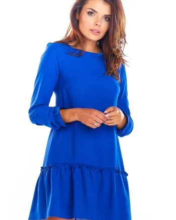 Rochie dama,  Poliester, Albastru, A310