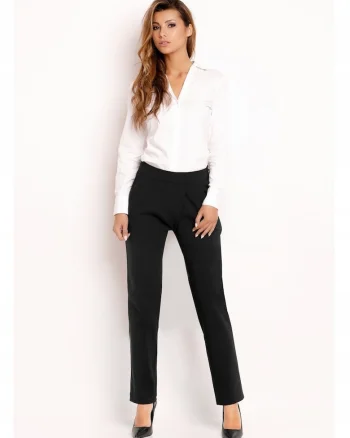 Pantaloni Dama,  L033, Negru, S, Poliester, Lungi