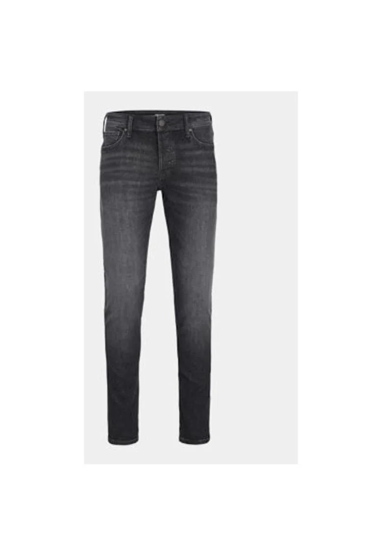 Blugi barbati,  303266134, Bumbac/Poliester, Negru, Negru