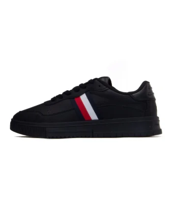 Pantofi sport,  Piele naturala, Negru, Negru