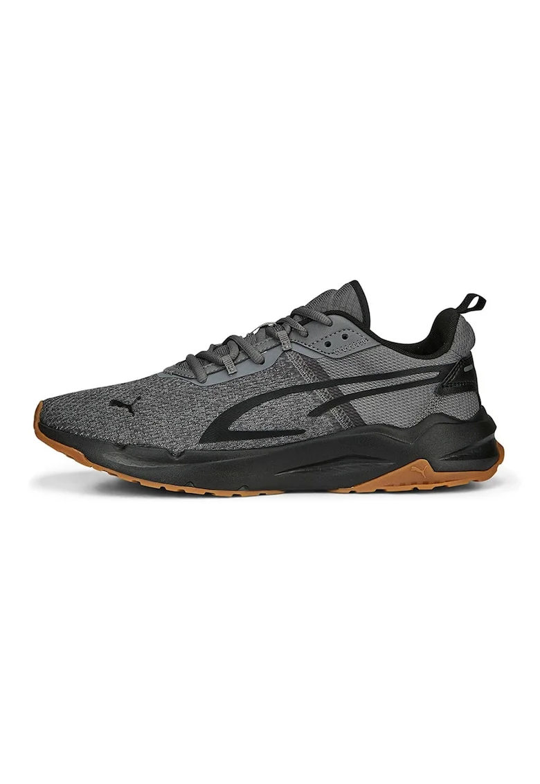 Pantofi sport din material textil cu detalii contrastante Stride, Gri inchis
