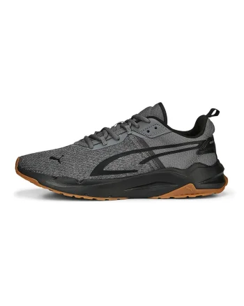 Pantofi sport din material textil cu detalii contrastante Stride, Gri inchis