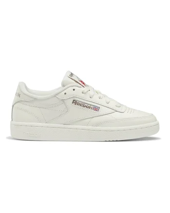 Pantofi sport de piele Club C85, Alb murdar