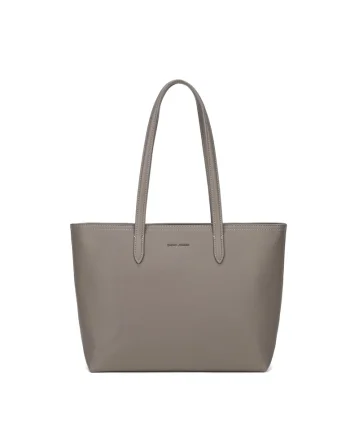 Geanta shopper de piele ecologica, Maro taupe deschis