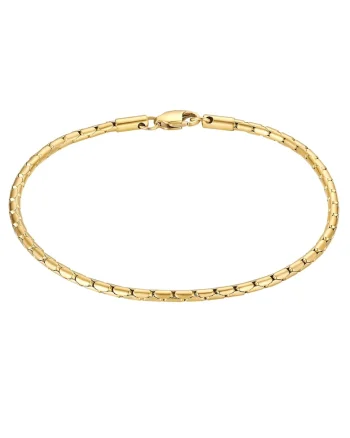 Bratara placata cu aur de 14K, Auriu