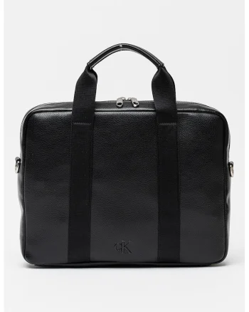 Geanta cu detaliu logo pentru laptop Cargo, Negru