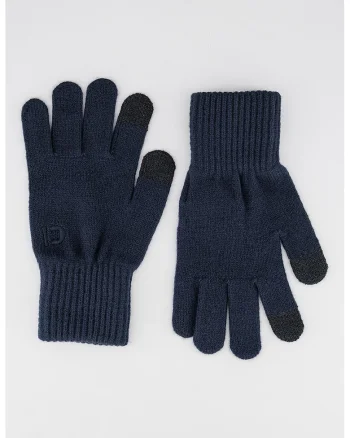 Manusi uni din tricot, Negru