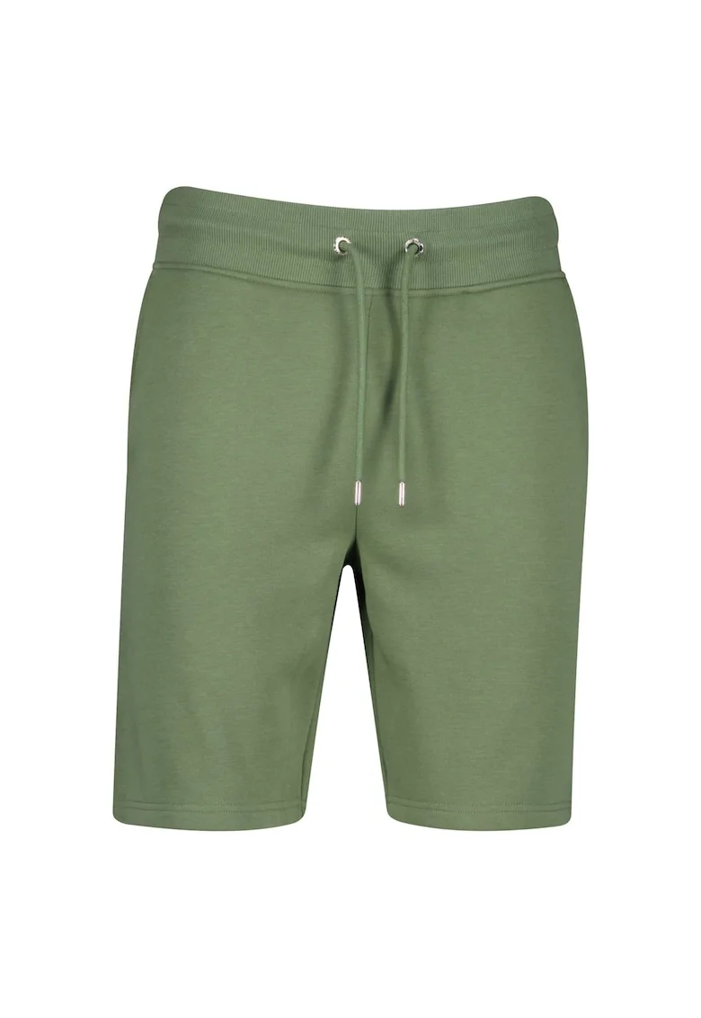 Bermude sport cu talie ajustabile Shield, Verde sparanghel