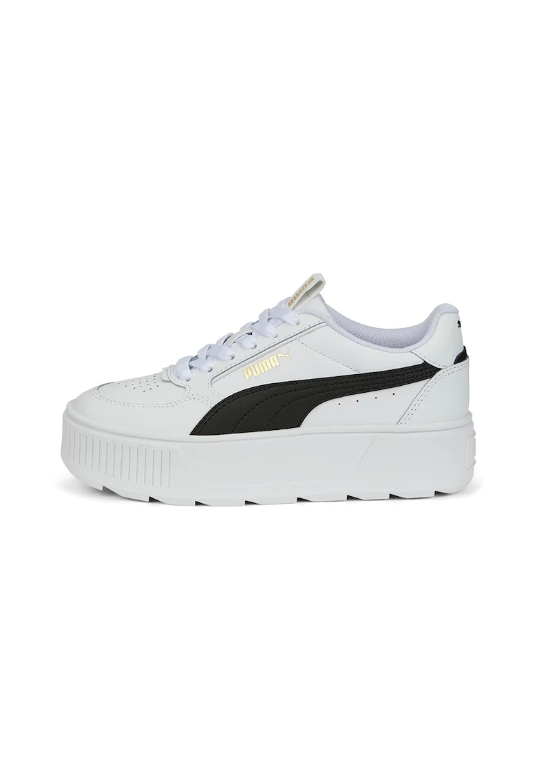 Pantofi sport flatform Karmen Rebelle, Alb/Negru