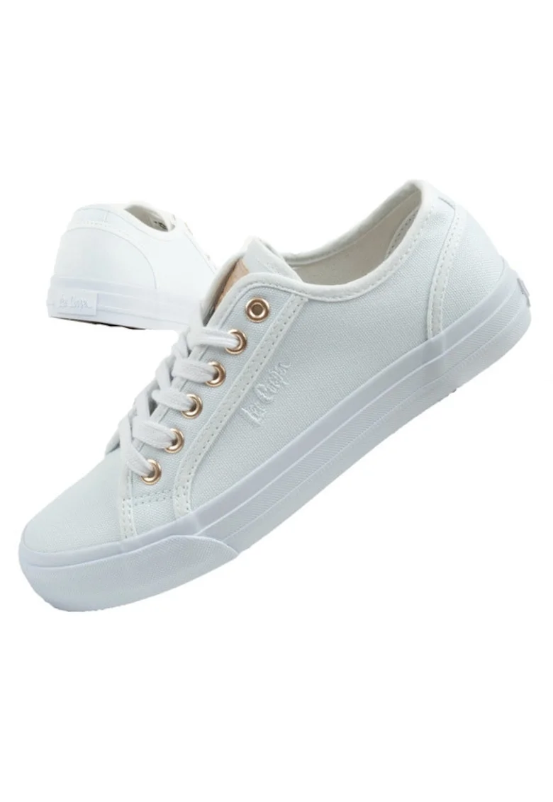 Pantofi sport pentru femei, model sneakers  [LCW-25-02-3335L], albi, Alb