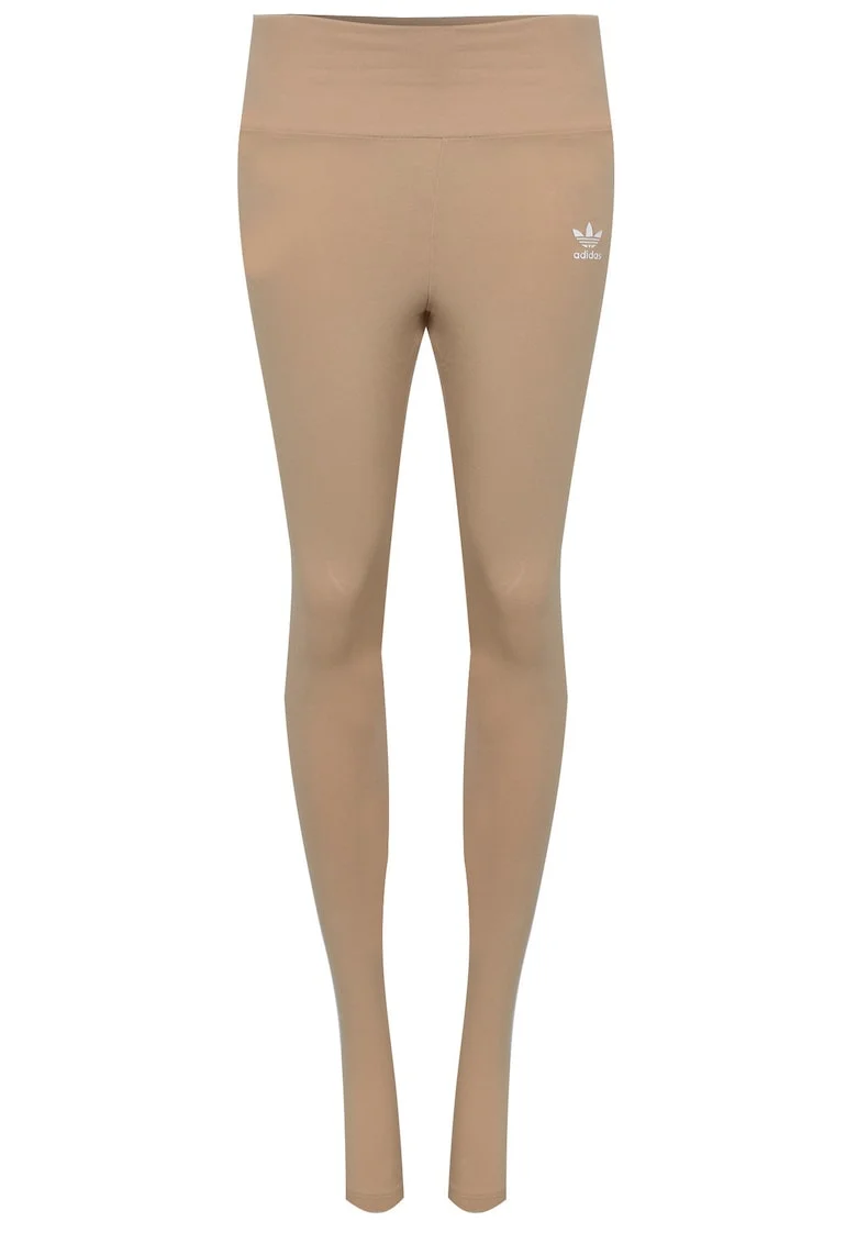Leggings Dama,  Magbei Beimag Hm1818, Bej, 93% Bumbac, 7% Elastan, Slim Fit, Destinate Pentru Fitness, Yoga, Jogging, Pilates, Bej
