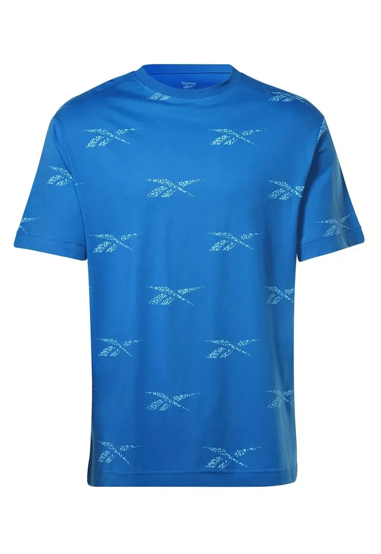 Tricou barbati,  RI AOP TEE IB8447, albastru, 100% bumbac,