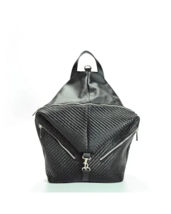 Geanta dama piele,  Mabella mica, neagra, 34x15x36 cm