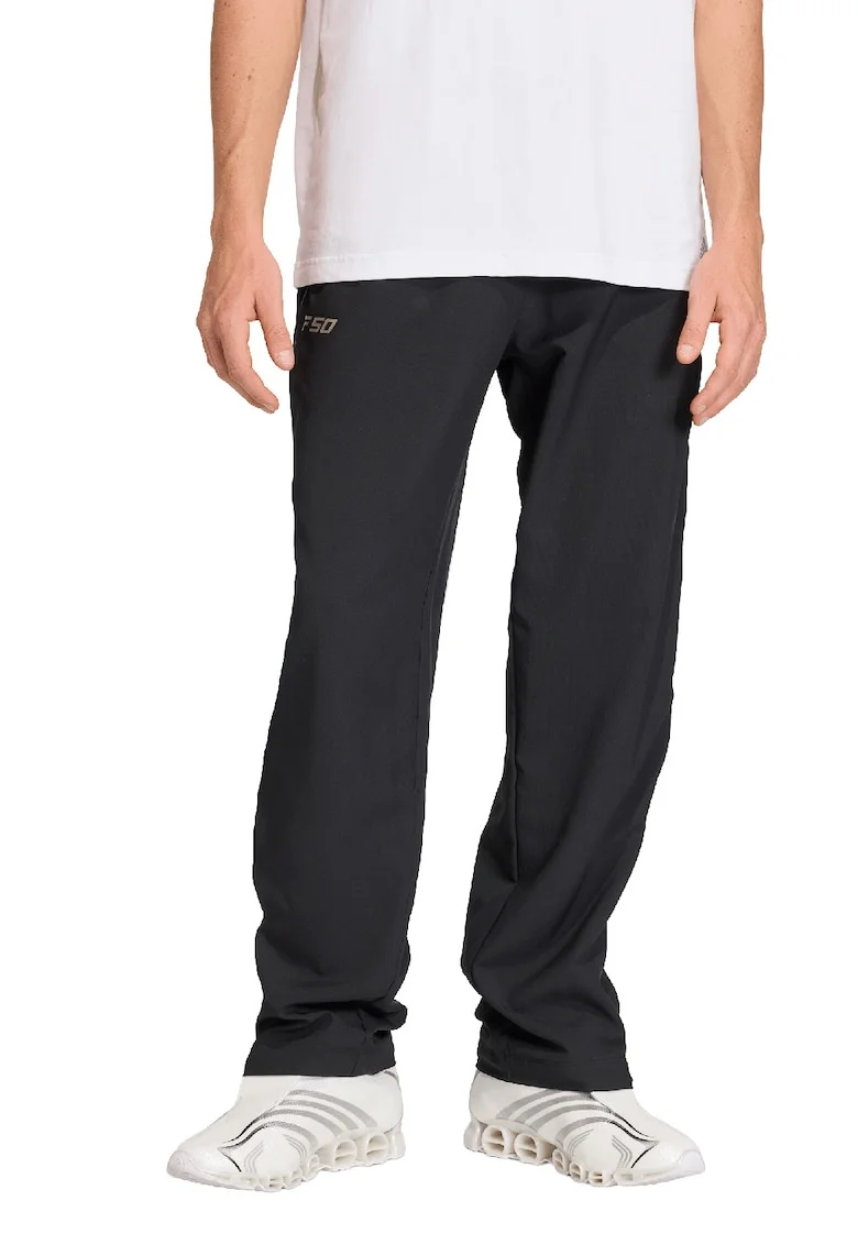 Pantaloni lejeri de trneing cu talie medie F50, Negru