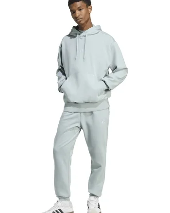 Hanorac regular fit cu buzunar kangaroo Feelcozy, Alb/Verde pal