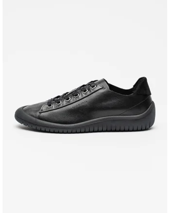 Pantofi sport uni de piele, Negru
