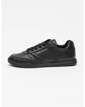 Pantofi sport low-cut de piele, Negru