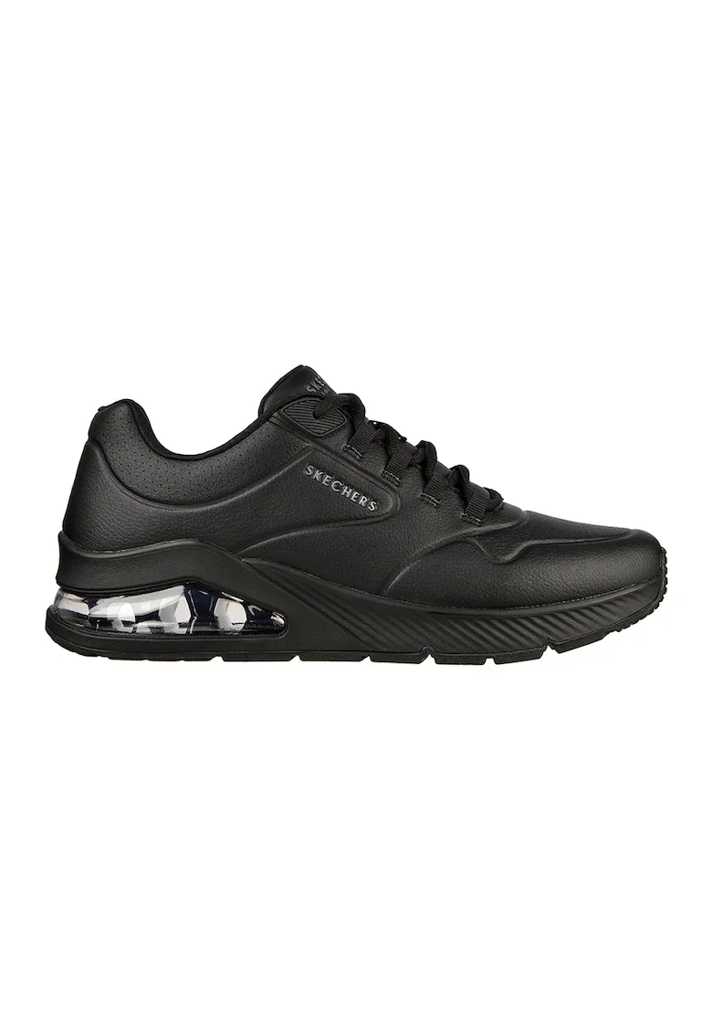 Pantofi sport de piele ecologica UNO 2-Air Around, Black Onyx