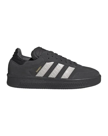 Pantofi sport din piele intoarsa cu insertii din material textil Samba, Gri deschis/Gri antracit