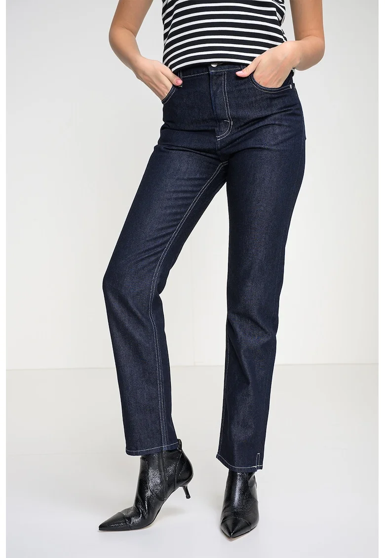 Blugi slim fit din amestec de lyocell, Albastru ultramarin