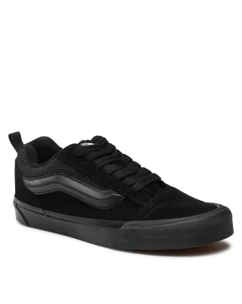 Tenisi unisex  Knu Skool VN0009QCBK, piele naturala, negru