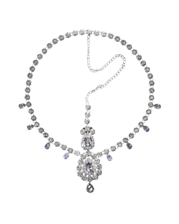 Accesoriu de cap, argintiu, cu pietre, Chantelle C28,