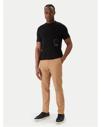 Tricou barbati  negru, bumbac, uni