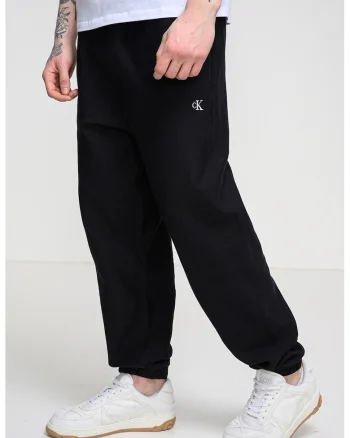 Pantaloni de trening cu talie elastica, Negru
