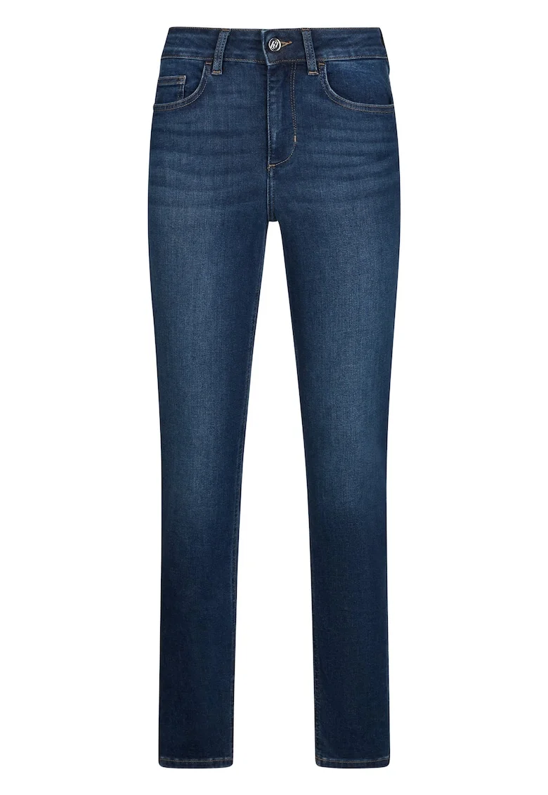Blugi skinny din amestec de lyocell, Albastru deschis/Bleumarin