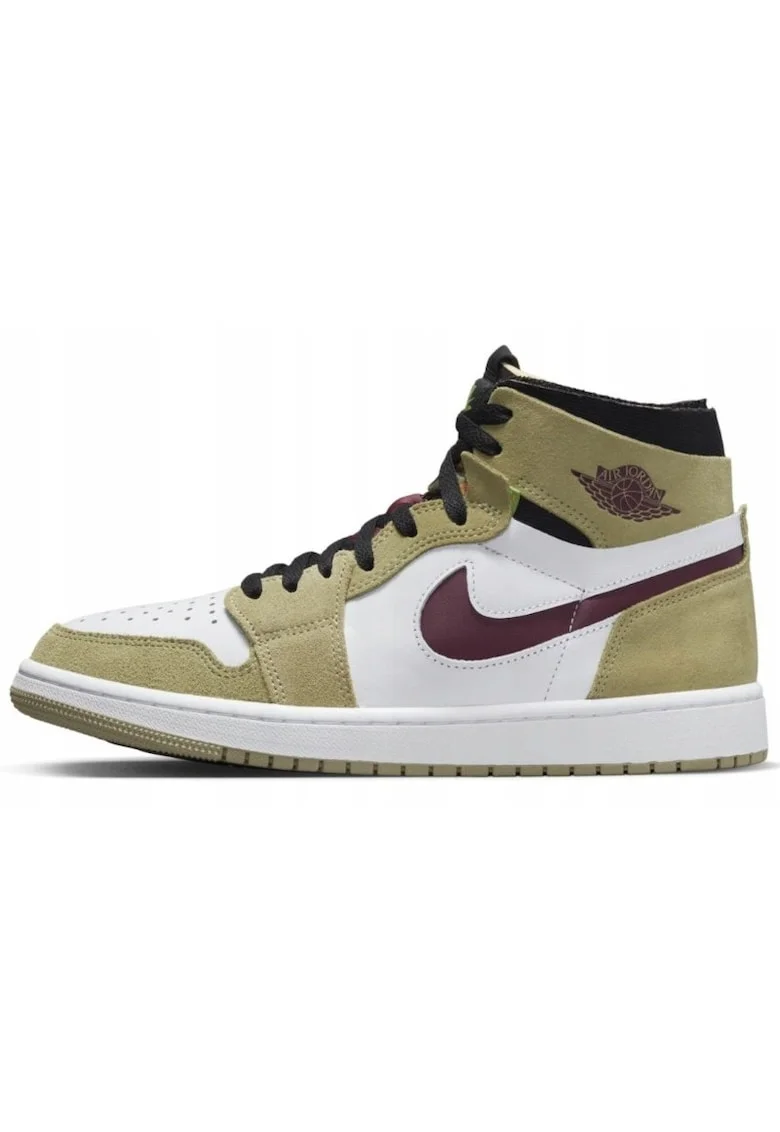 Pantofi sport din piele naturala si piele intoarsa Air Jordan 1 Zoom