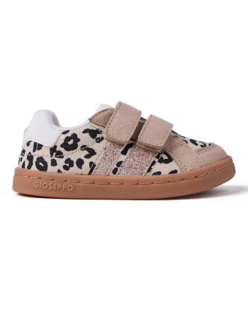 Pantofi sport cu detalii stralucitoare si animal print, Negru, Maro, Negru/Maro