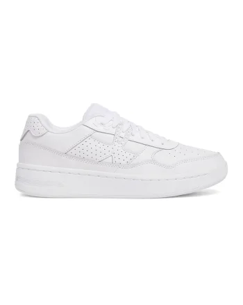 Pantofi sport Court 96 low-cut de piele, Alb fildes/Alb murdar