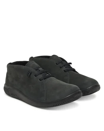 Tenisi barbati  KNX Chukka, piele naturala, negru